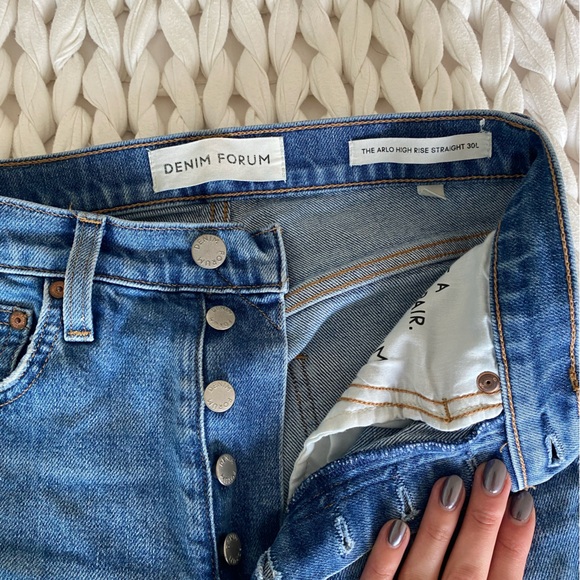 Denim Forum Aritzia Arlo high rise jeans - Picture 3 of 4